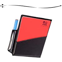CHRISTY HARRELL Juego de Tarjetas de árbitro de Navidad y Cuaderno para árbitro de fútbol- Rojo y Amarillo- con Libro de…